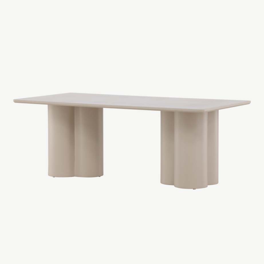 Beež MDF diivanilaud Olivia 60×120 cm, 62052-112