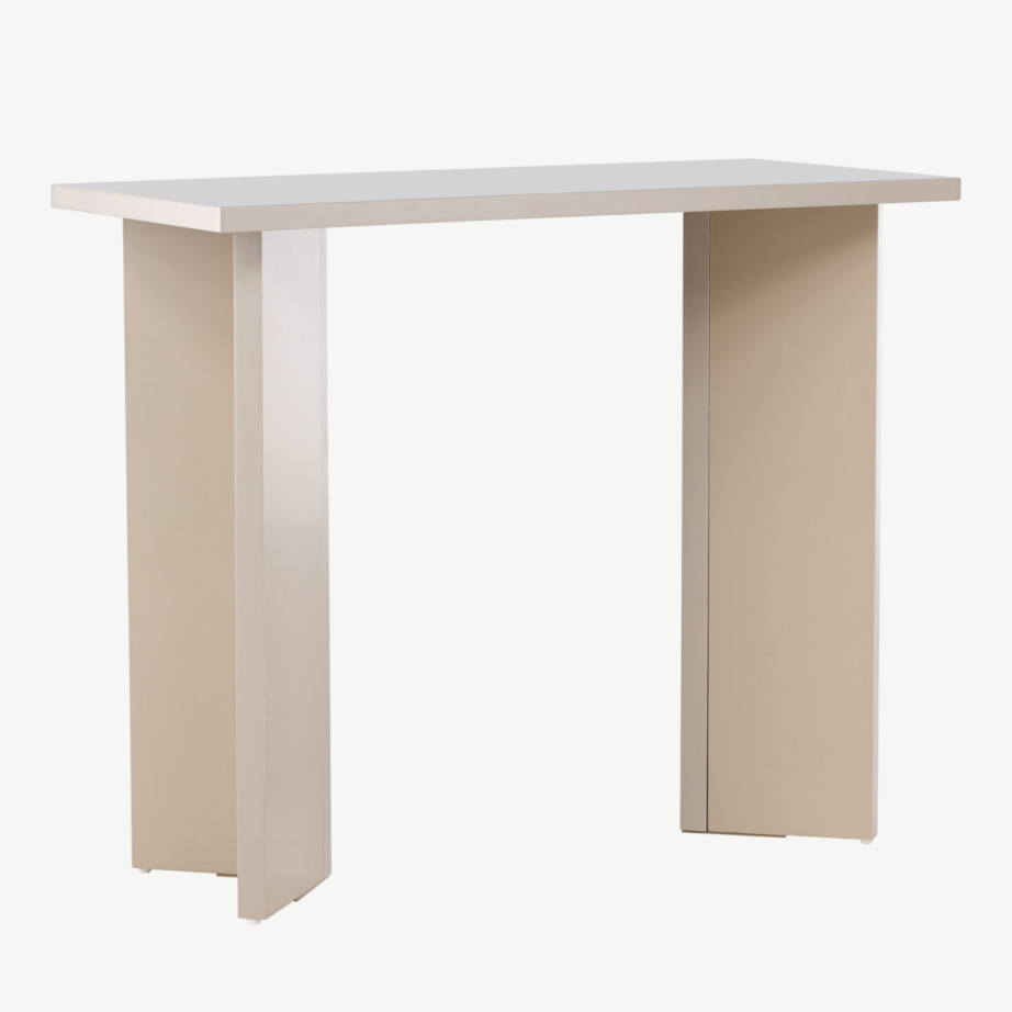 Beež MDF kirjutuslaud Kristiansund (90×42 cm), 20078-102 – 4