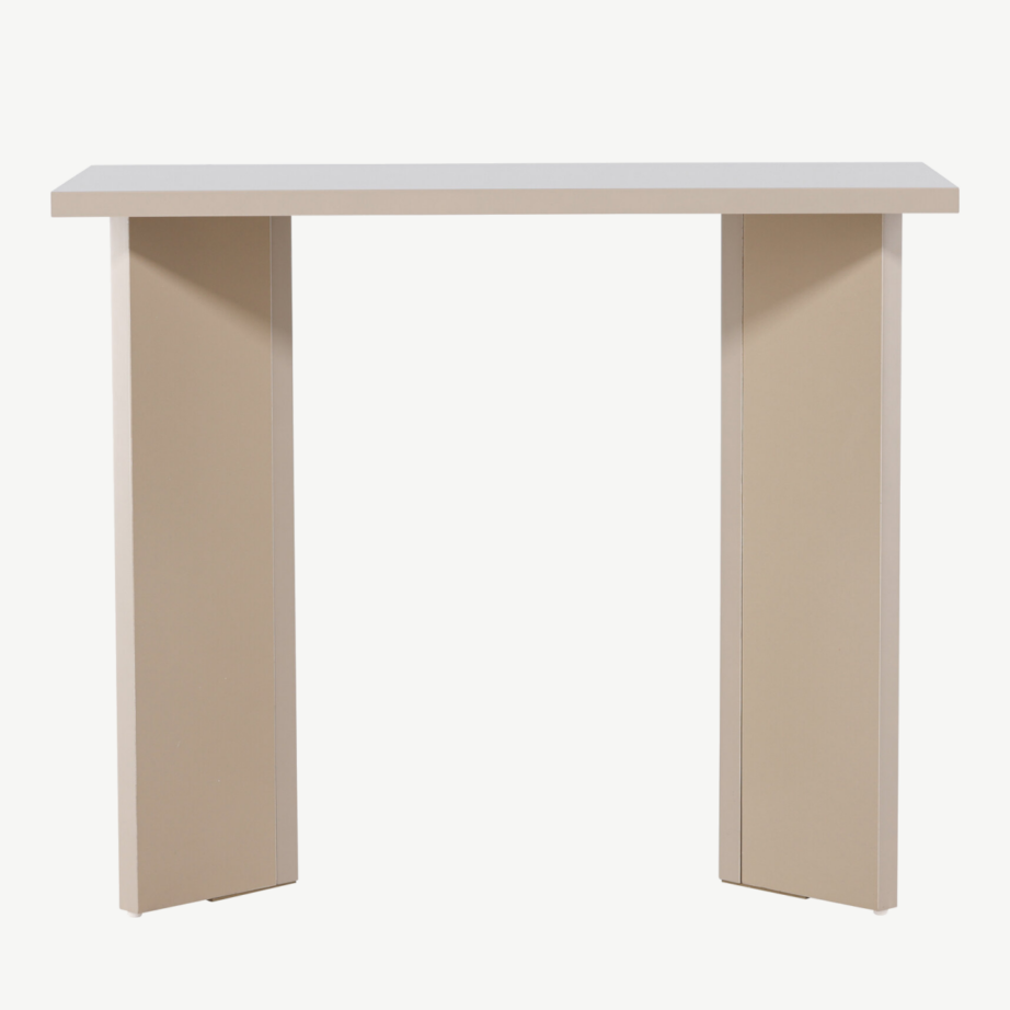 Beež MDF kirjutuslaud Kristiansund (90×42 cm), 20078-102 – 5