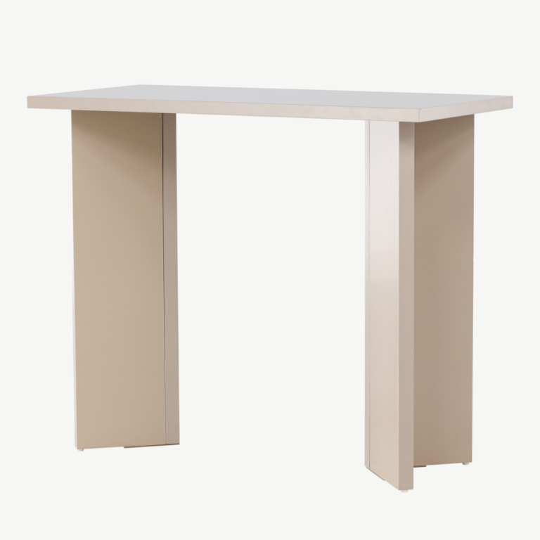 Beež MDF kirjutuslaud Kristiansund (90x42 cm) - 20078-102
