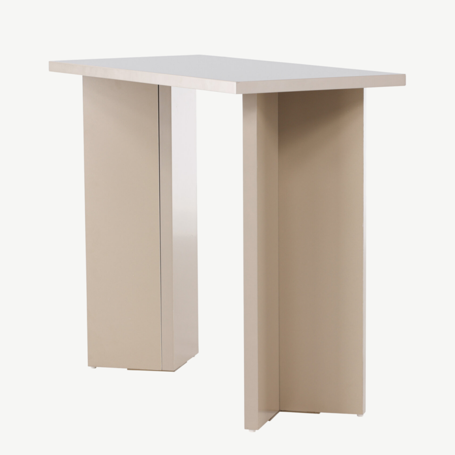 Beež MDF kirjutuslaud Kristiansund (90×42 cm), 20078-102 – 6