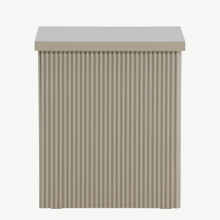Beež MDF külglaud Lenox, 40x40x45 cm - 62040-102