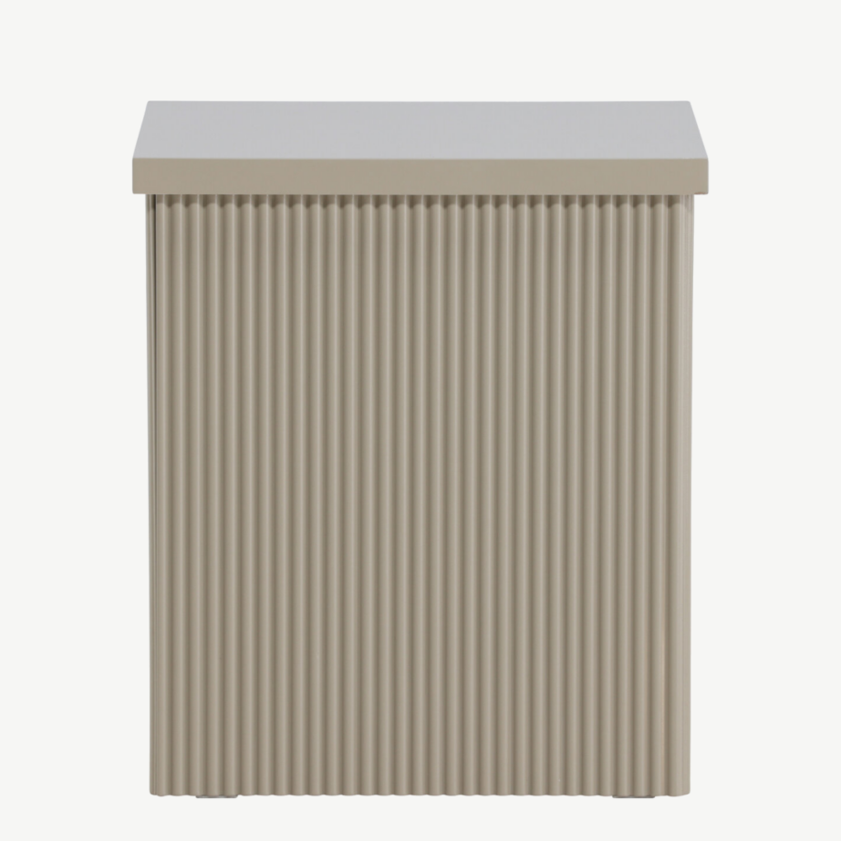 Beež MDF külglaud Lenox, 40x40x45 cm, 62040-102 – 2