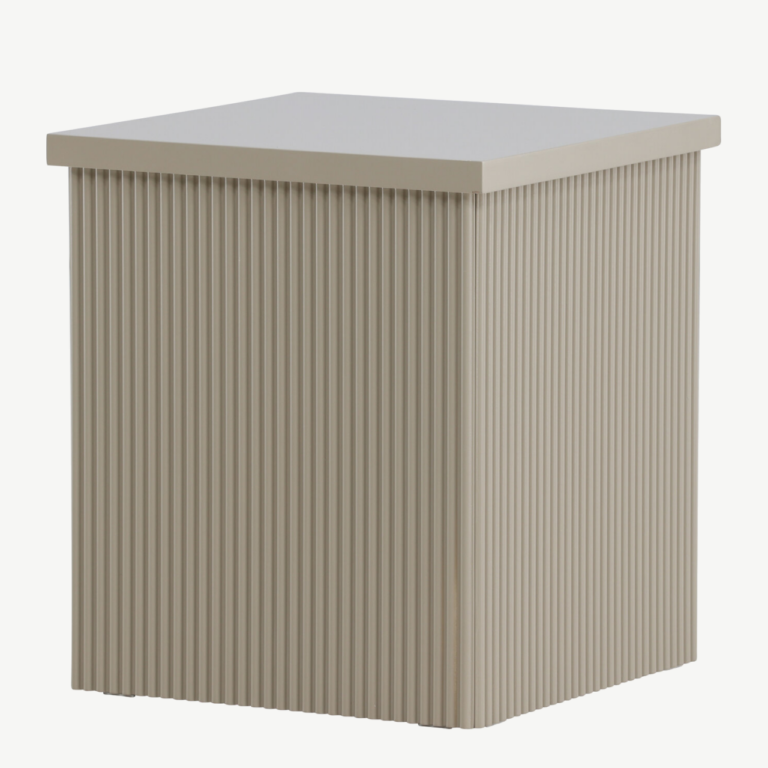 Beež MDF külglaud Lenox, 40x40x45 cm - 62040-102