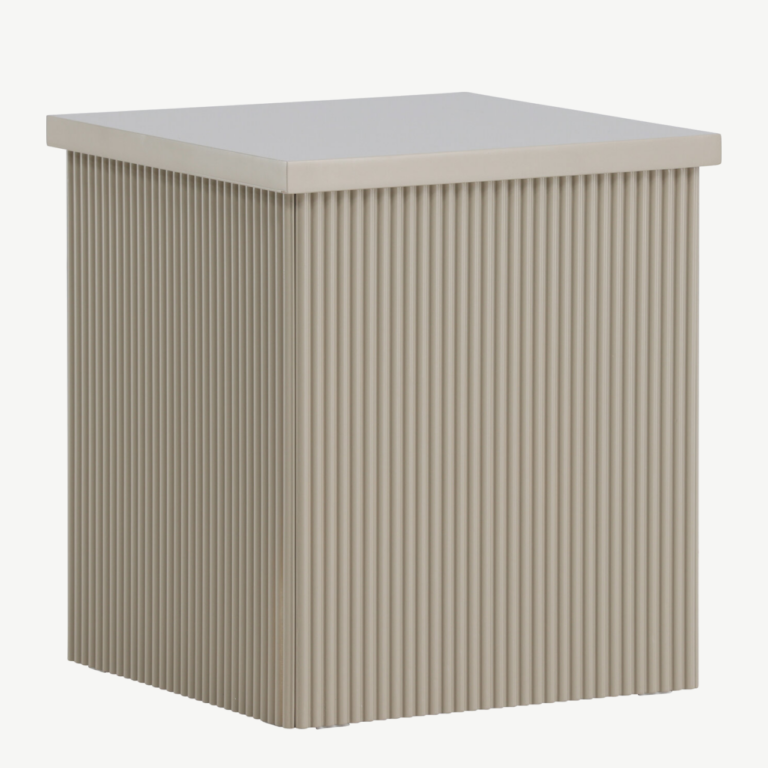 Beež MDF külglaud Lenox, 40x40x45 cm - 62040-102