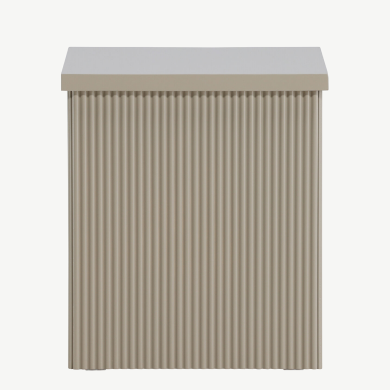 Beež MDF külglaud Lenox, 40x40x45 cm - 62040-102