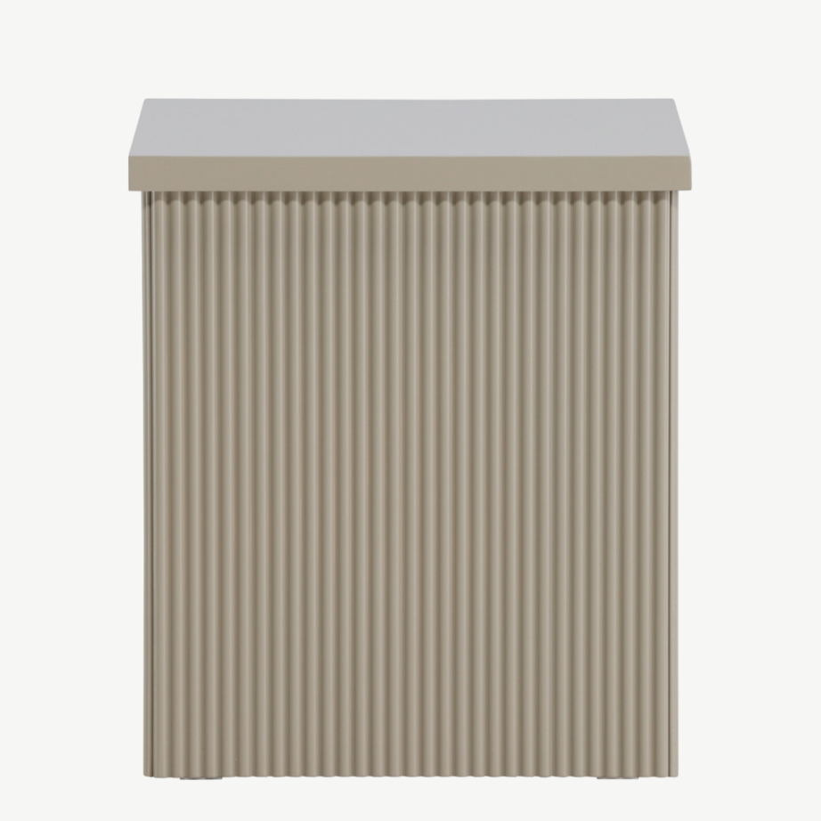 Beež MDF külglaud Lenox, 40x40x45 cm, 62040-102 – 5