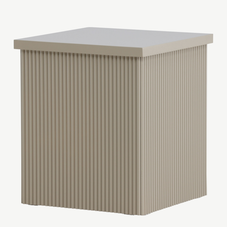 Beež MDF külglaud Lenox, 40x40x45 cm - 62040-102