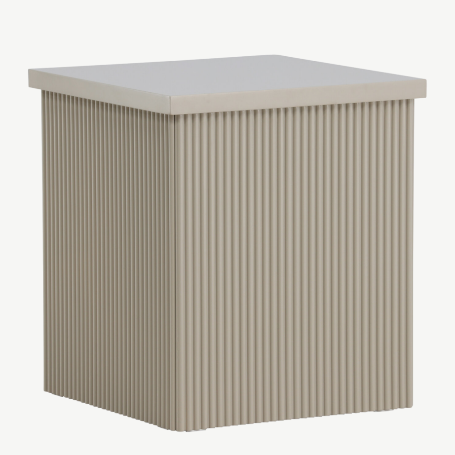 Beež MDF külglaud Lenox, 40x40x45 cm, 62040-102 – 6