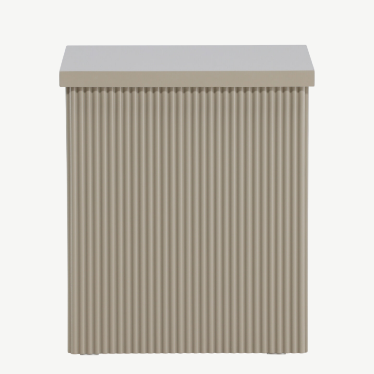 Beež MDF külglaud Lenox, 40x40x45 cm - 62040-102