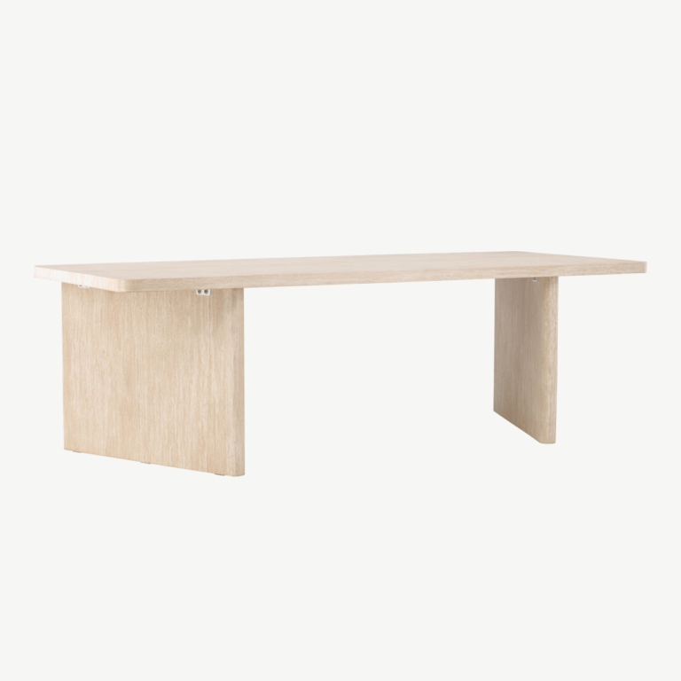 Beež MDF söögilaud Skagen 240x100 cm - 61782-707