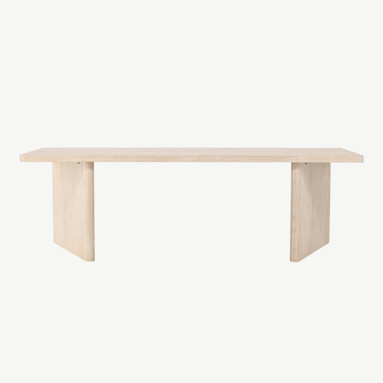 Beež MDF söögilaud Skagen 240x100 cm - 61782-707