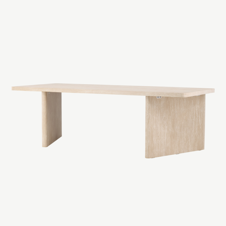 Beež MDF söögilaud Skagen 240x100 cm - 61782-707