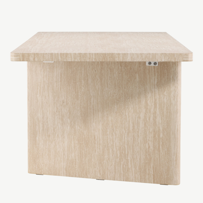 Beež MDF söögilaud Skagen 240x100 cm - 61782-707