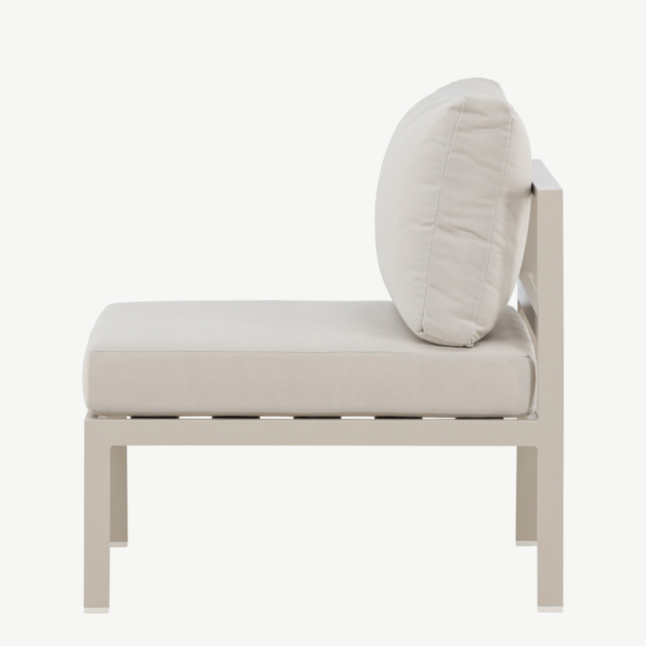 Beež aiamooduldiivani keskosa Copacabana (alumiinium, olefiinkangas, 70×74 cm), 9384-222 – 6