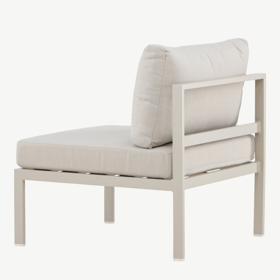 Beež aiamooduldiivani keskosa Copacabana (alumiinium, olefiinkangas, 70×74 cm), 9384-222 – 7