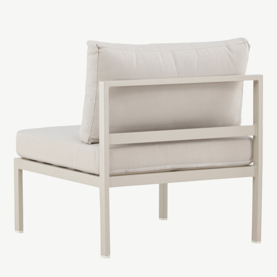 Beež aiamooduldiivani keskosa Copacabana (alumiinium, olefiinkangas, 70×74 cm), 9384-222 – 8