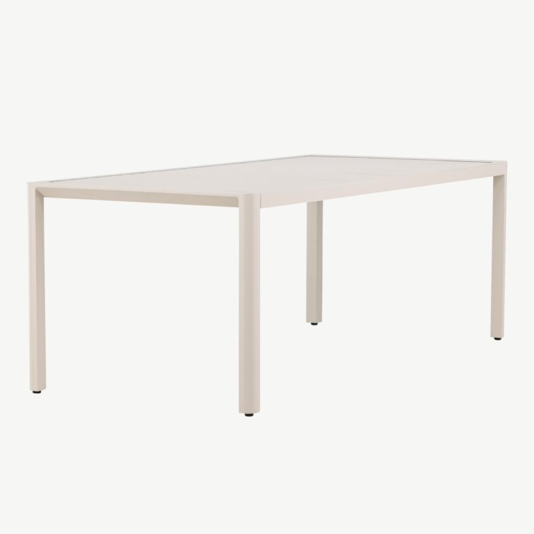 Beež alumiiniumist ristkülikukujuline aiaköögilaud Giardini 200x90 cm - 9794-222