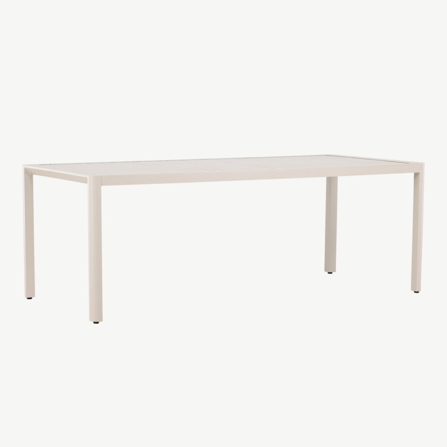 Beež alumiiniumist ristkülikukujuline aiaköögilaud Giardini 200×90 cm, 9794-222 – 4