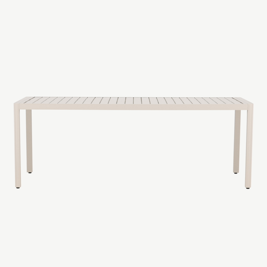 Beež alumiiniumist ristkülikukujuline aiaköögilaud Giardini 200×90 cm, 9794-222 – 5