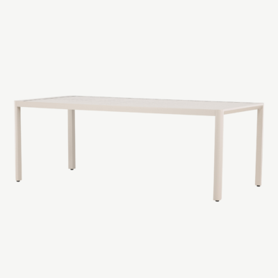 Beež alumiiniumist ristkülikukujuline aiaköögilaud Giardini 200x90 cm - 9794-222