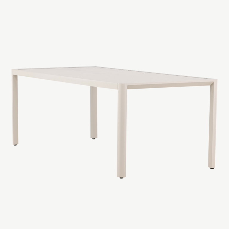 Beež alumiiniumist ristkülikukujuline aiaköögilaud Giardini 200x90 cm - 9794-222