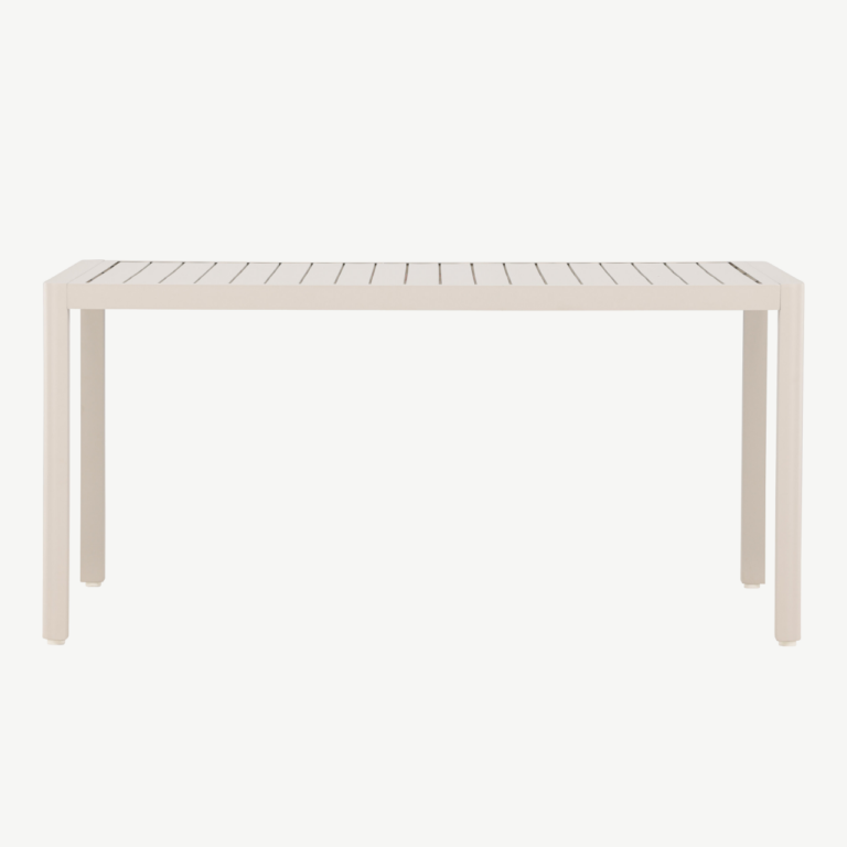 Beež alumiiniumist ristkülikukujuline õuesöögilaud Giardini, 150x85 cm - 9793-222