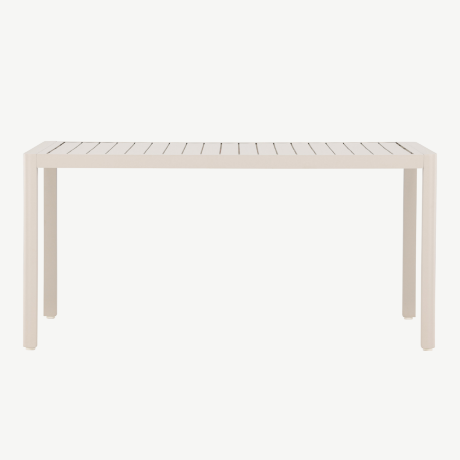 Beež alumiiniumist ristkülikukujuline õuesöögilaud Giardini, 150×85 cm, 9793-222 – 10