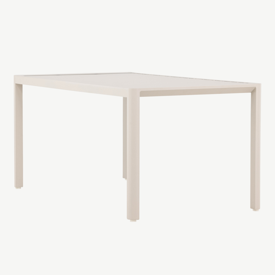 Beež alumiiniumist ristkülikukujuline õuesöögilaud Giardini, 150×85 cm, 9793-222 – 12