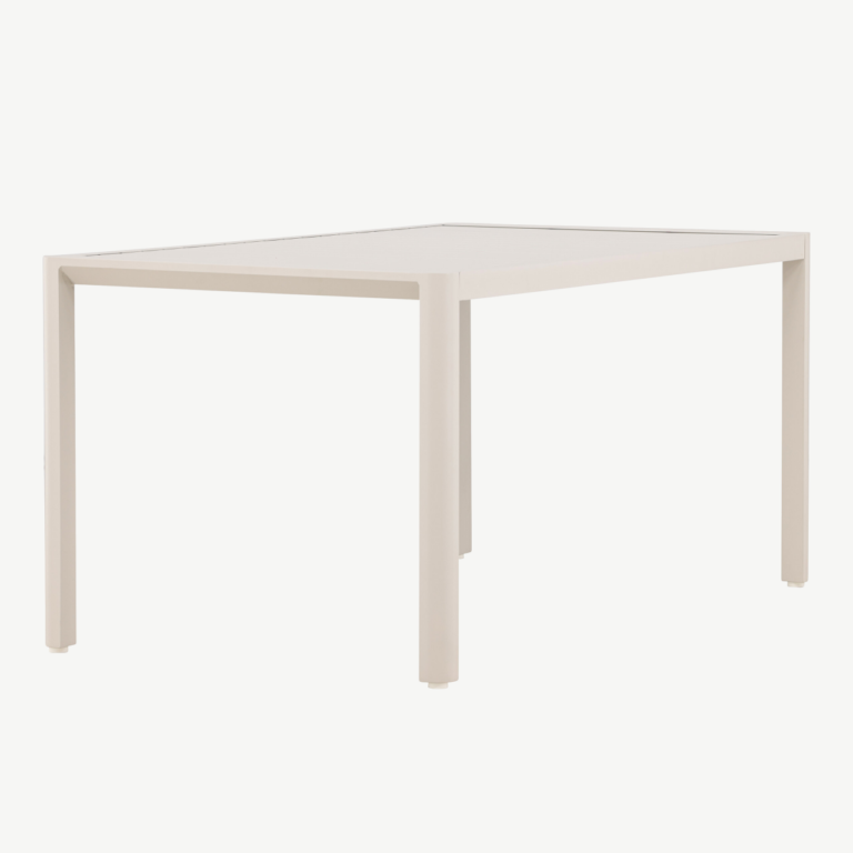 Beež alumiiniumist ristkülikukujuline õuesöögilaud Giardini, 150x85 cm - 9793-222