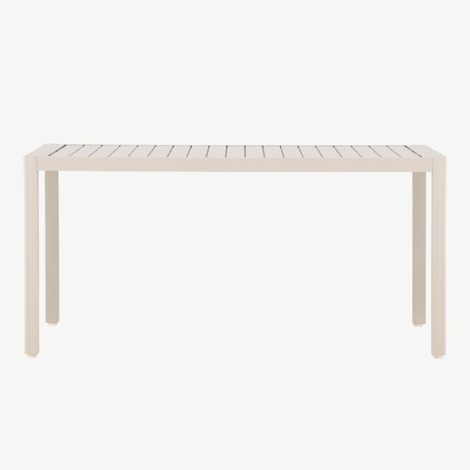 Beež alumiiniumist ristkülikukujuline õuesöögilaud Giardini, 150×85 cm, 9793-222 – 4