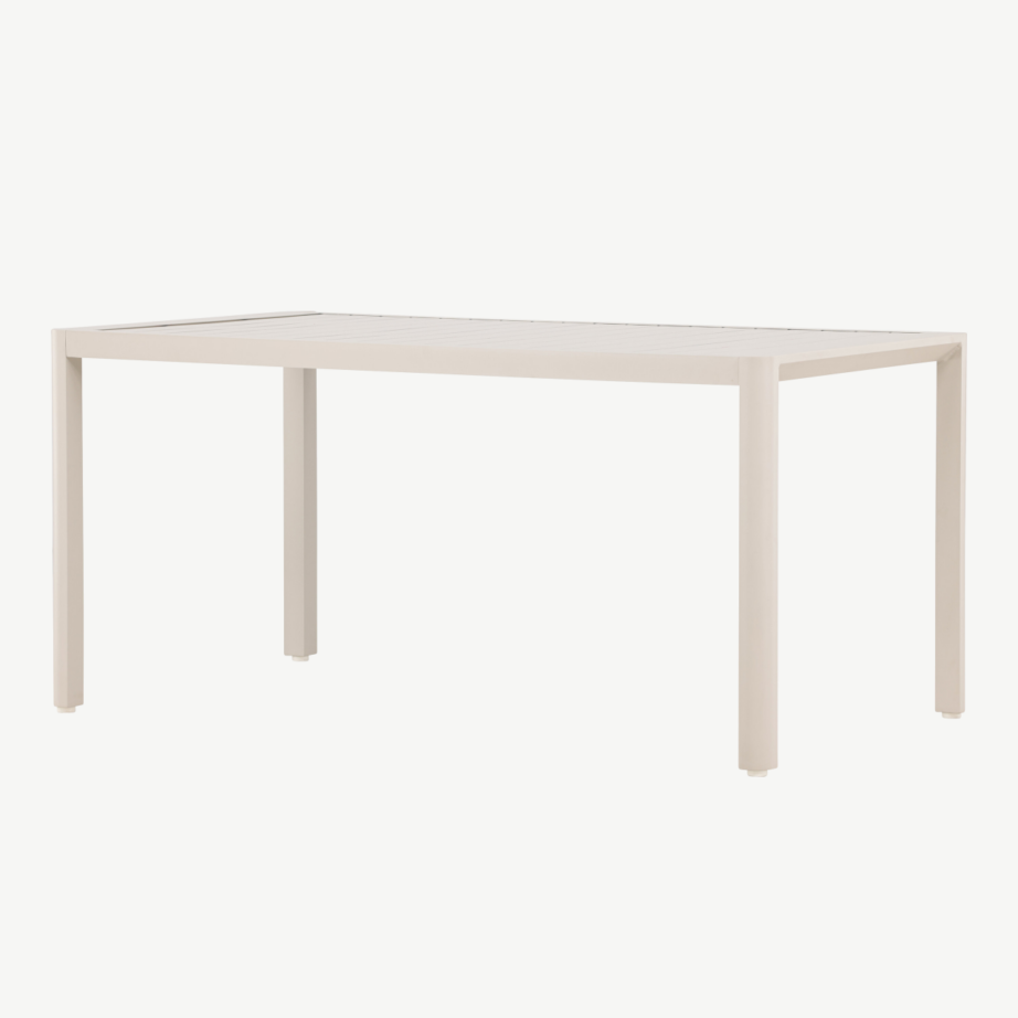 Beež alumiiniumist ristkülikukujuline õuesöögilaud Giardini, 150×85 cm, 9793-222 – 5