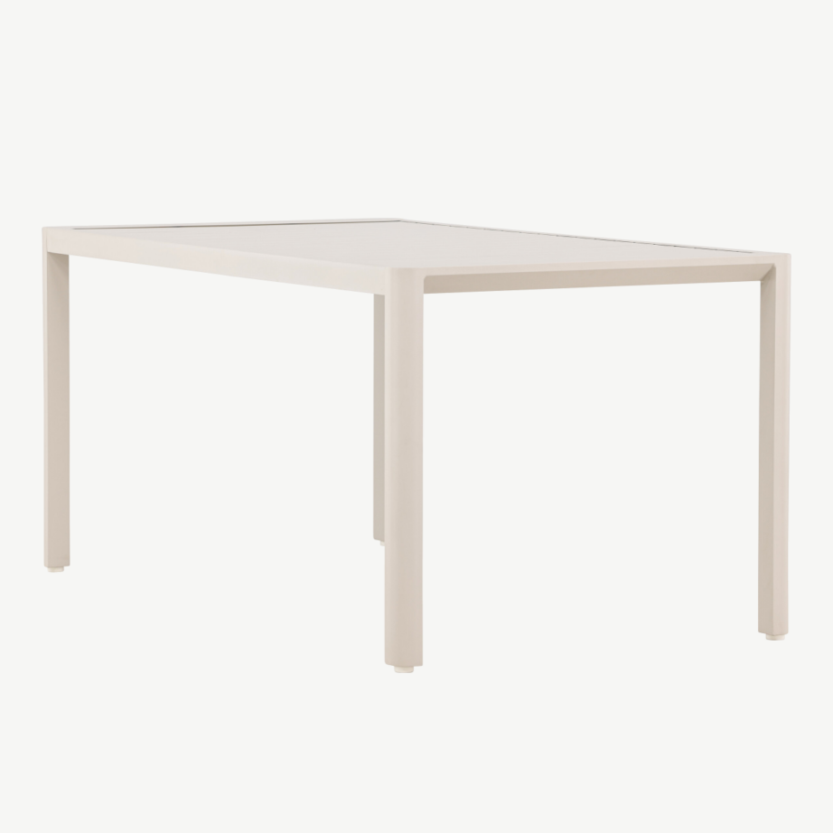 Beež alumiiniumist ristkülikukujuline õuesöögilaud Giardini, 150×85 cm, 9793-222 – 6