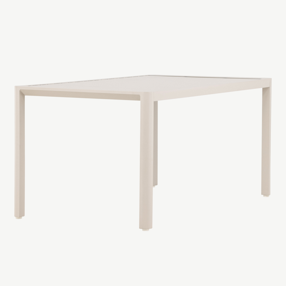 Beež alumiiniumist ristkülikukujuline õuesöögilaud Giardini, 150×85 cm, 9793-222 – 8