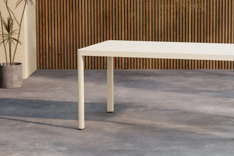Beež alumiiniumist ristkülikukujuline õuesöögilaud Giardini, 150x85 cm - 9793-222