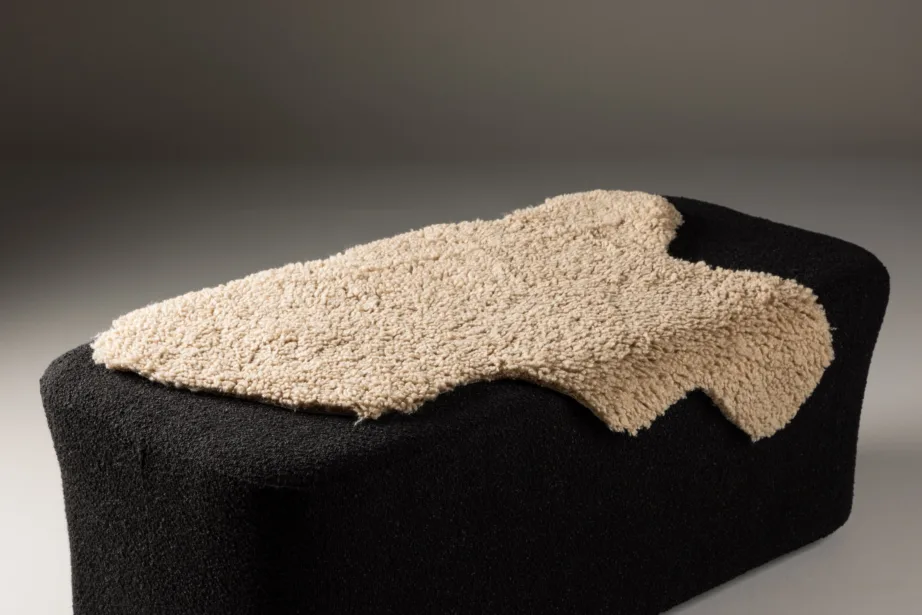 Beež kunstlambanahk viskavaatetek Katy (90×60 cm, polüester), 61251-102 – 3