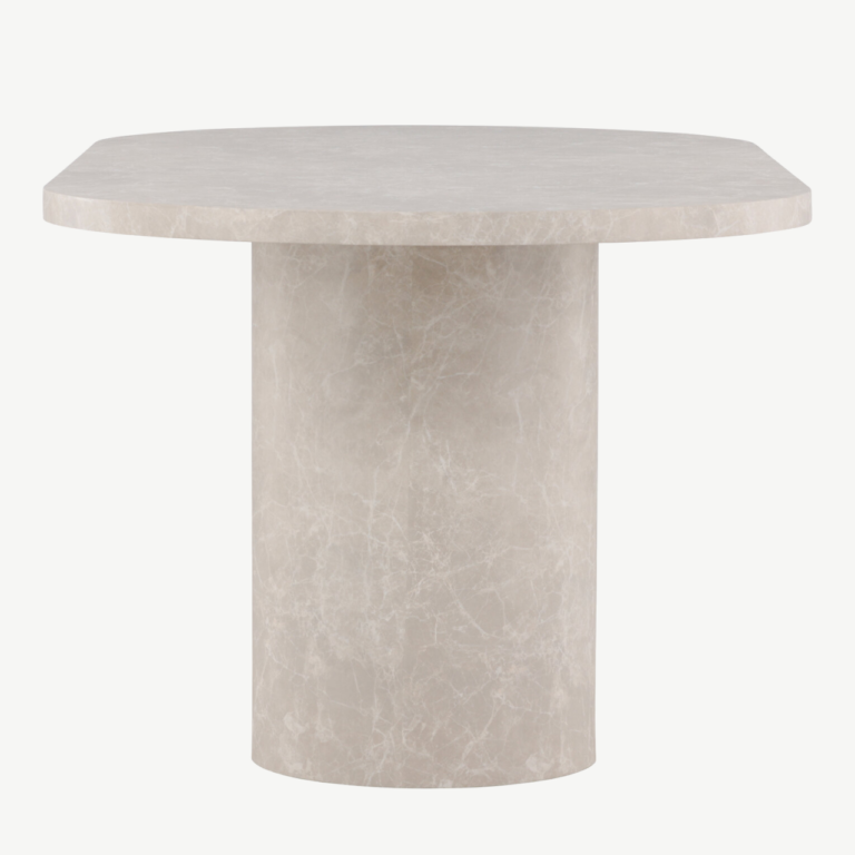 Beež marmori mustriga MDF söögilaud Narvik 100x200 cm - 61929-102