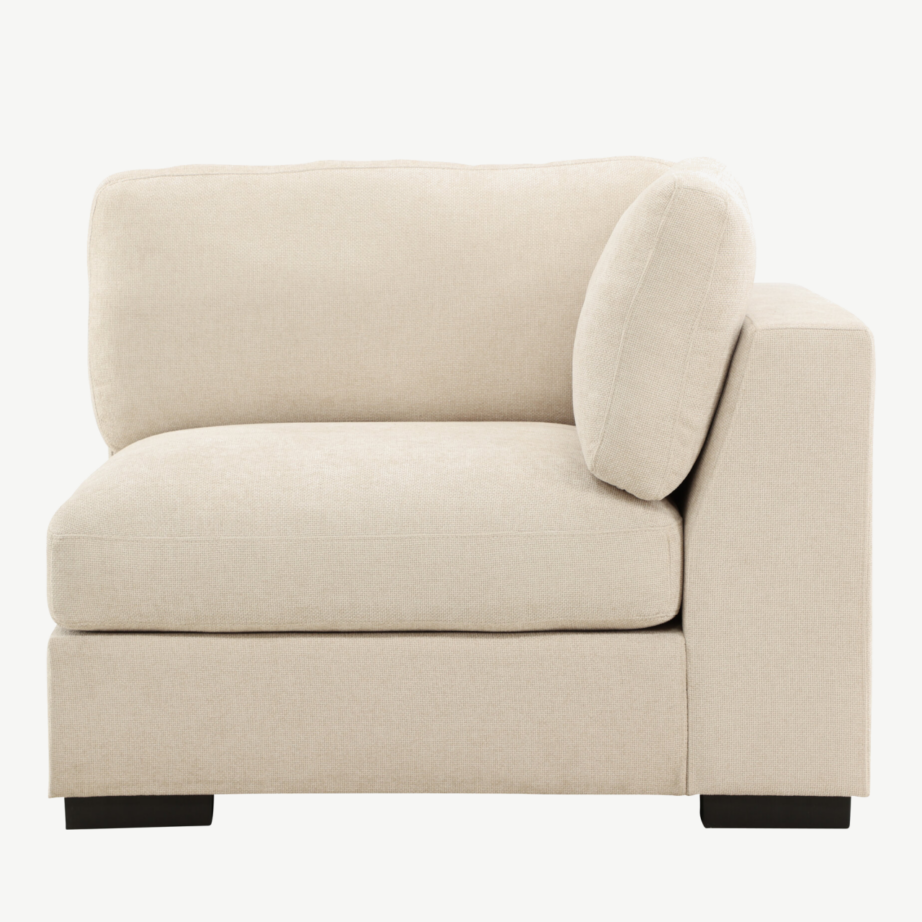 Beež mooduldiivani nurgaosa Salerno sarjast (polüesterkattega, mustad jalad), 62002-102 – 5