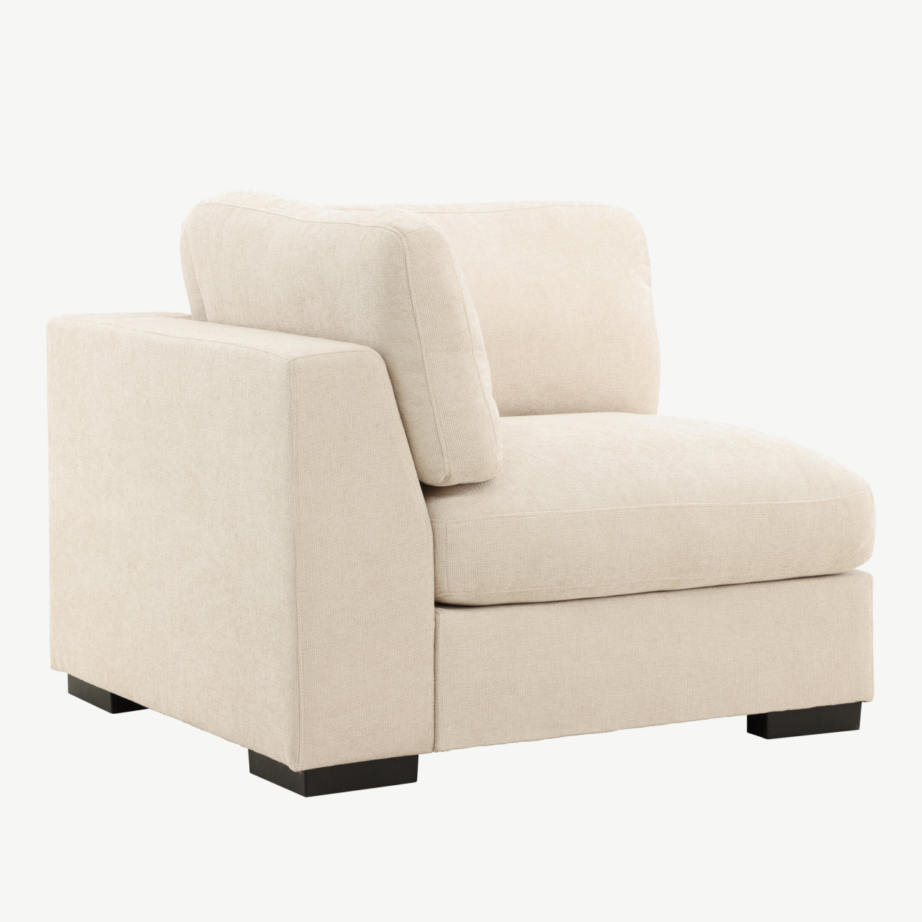 Beež polüesterkangast nurgamooduldiivan Salerno seeriast, 62001-102 – 4