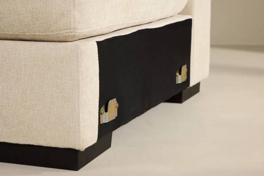 Beež polüesterkangast nurgamooduldiivan Salerno seeriast, 62001-102 – 9