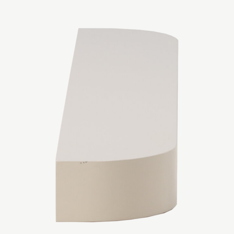 Beež poolkaarjas MDF seinariiul Glow, 3-osaline komplekt - 30088-102