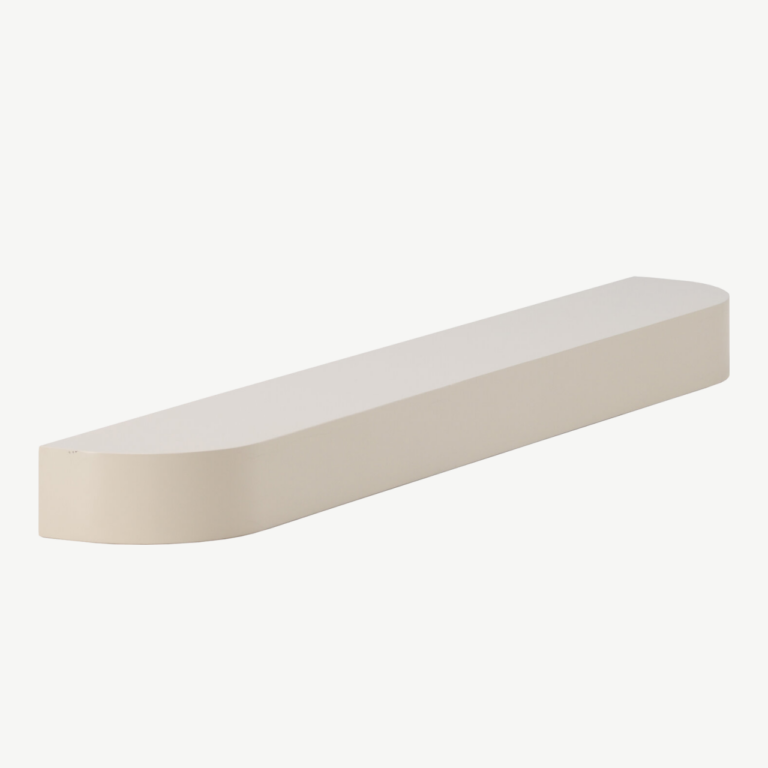 Beež poolkaarjas MDF seinariiul Glow, 3-osaline komplekt - 30088-102