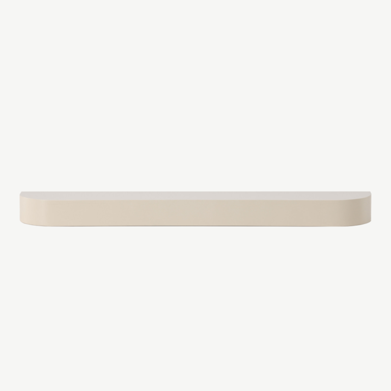 Beež poolkaarjas MDF seinariiul Glow, 3-osaline komplekt - 30088-102