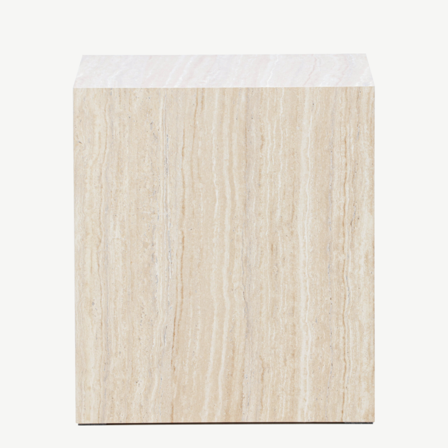 Beež travertiini imitatsiooniga diivanilaud York 45x40x40 cm, 62054-112 – 7