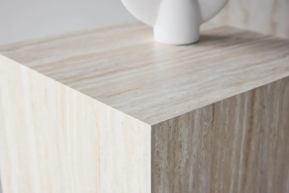 Beež travertiini imitatsiooniga diivanilaud York 45x40x40 cm, 62054-112 – 9