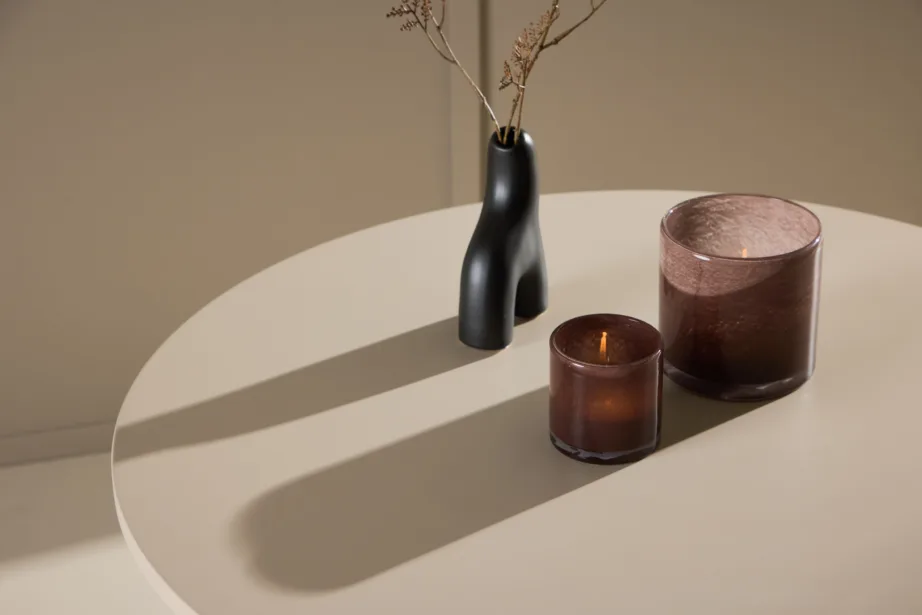 Beež ümmargune MDF diivanilaud Olivia kollektsioonist, ø80 cm, 62051-112 – 15