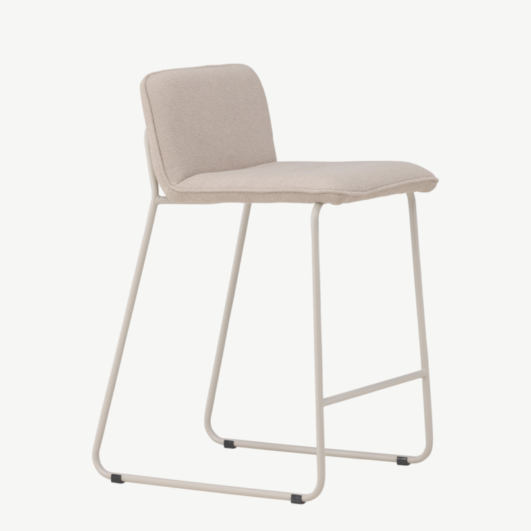 Beeži bukleekangaga baaritoolide komplekt Bisbee (metallraam, 2 tk) - 15350-222