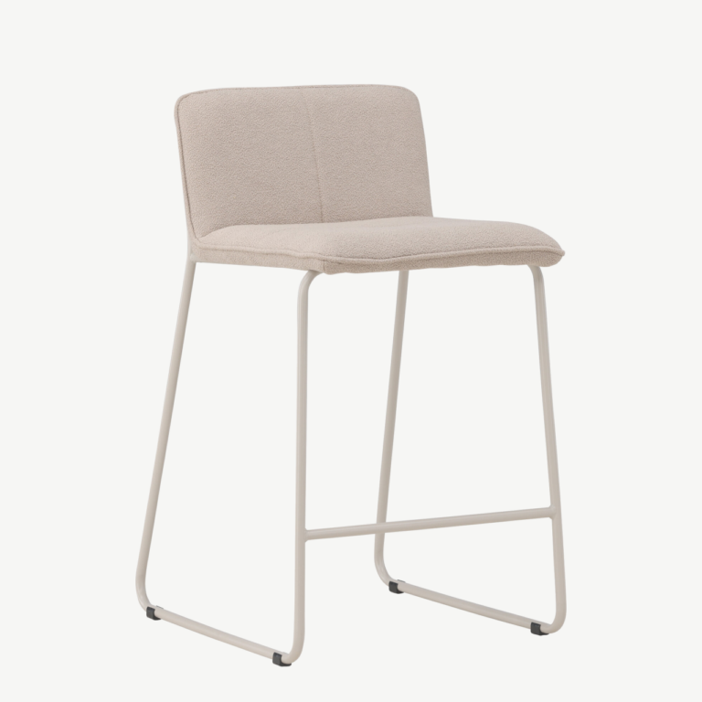 Beeži bukleekangaga baaritoolide komplekt Bisbee (metallraam, 2 tk) - 15350-222