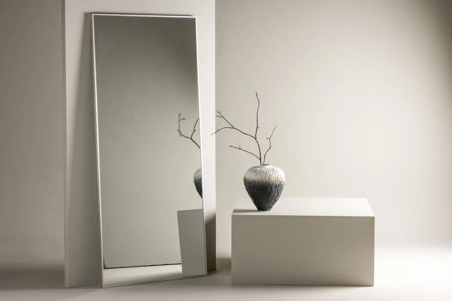 Beeži raamiga suur põrandapeegel Orlando 85×190 cm, 59172-112 – 4