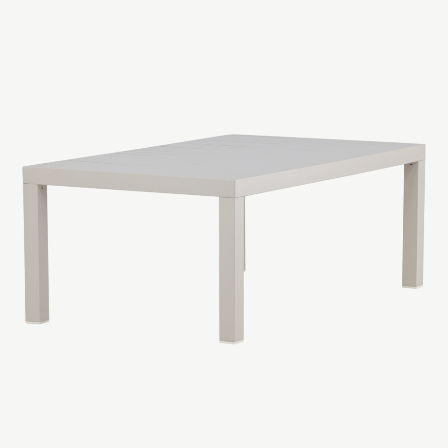 Beežist alumiiniumist diivanilaud spraystone-pealispinnaga Copacabana, 120×70 cm, 2113-222 – 2